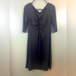 Moa Moa Women’s Black Dress With Side Slits - Medium